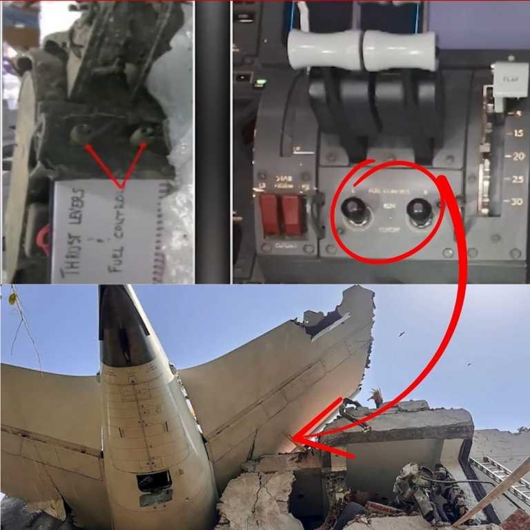 Illustration showing aircraft cockpit fuel switches, highlighting how sudden engine cutoff linked to Air India crash 2025 triggered a global aviation safety probe.