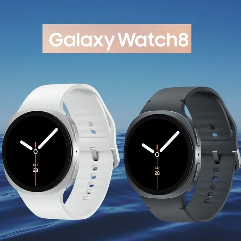 Samsung Galaxy Watch 8 and Watch 8 Classic showcased with AMOLED display, rotating bezel, fitness features, and official India pricing revealed for 2025 launch.