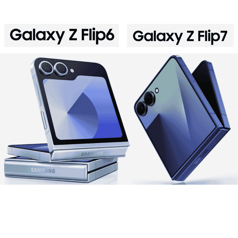 Galaxy Z Fold 7 vs Fold 6 visual comparison highlighting slimmer design, brighter display, camera upgrade, and Fold 6 price drop in India after Fold 7 launch